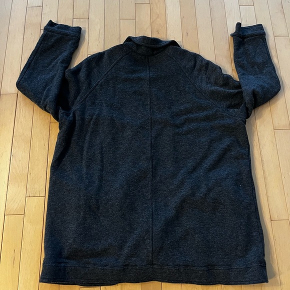 Free People Charcoal Double-Breasted Sweater - Picture 8 of 13